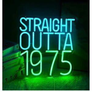 Neon Sign 'Straight Outta 1975'